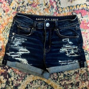 American Eagle Outfitters Distressed Denim Shorts Size 4